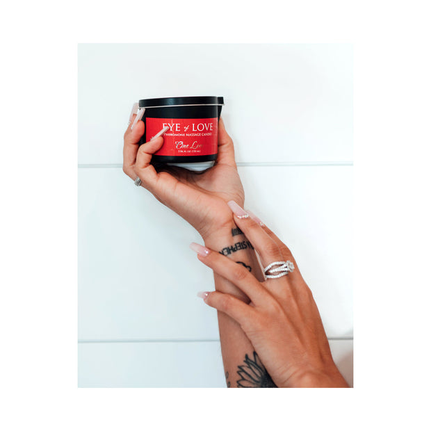 Eye of Love One Love Attract Him Pheromone Massage Candle - Headshop.com