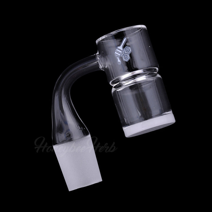 HONEY & MILK BEVEL SPLASH BUCKET QUARTZ BANGER - 90° DEGREE | YL - Headshop.com