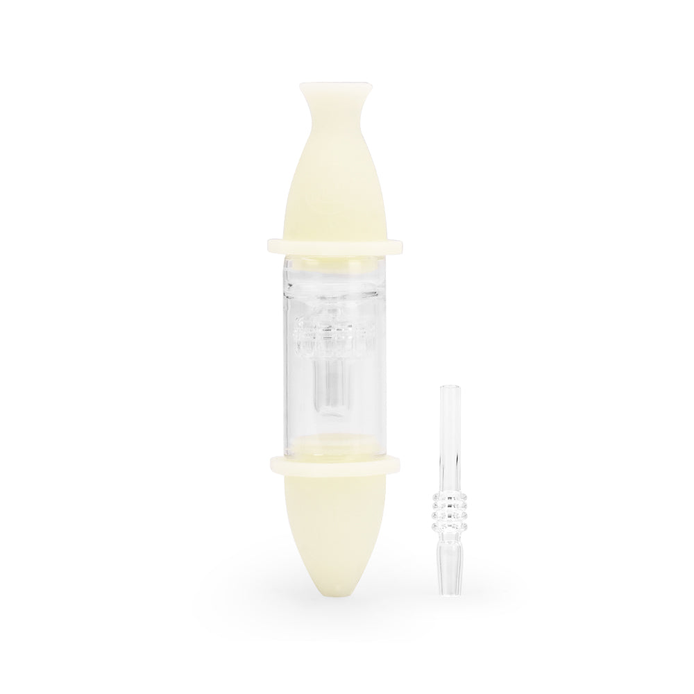 Ritual - 7'' Silicone Deluxe Nectar Collector - UV Titanium White - Headshop.com