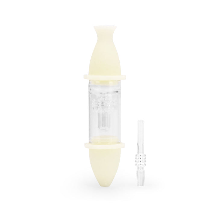 Ritual - 7'' Silicone Deluxe Nectar Collector - UV Titanium White - Headshop.com