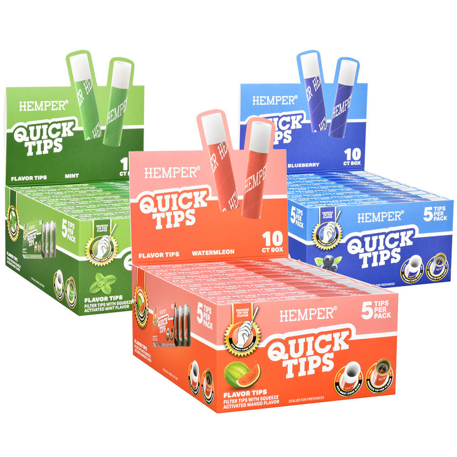 Hemper Quick Tips - 5pk - 10PC DISPLAY - Headshop.com
