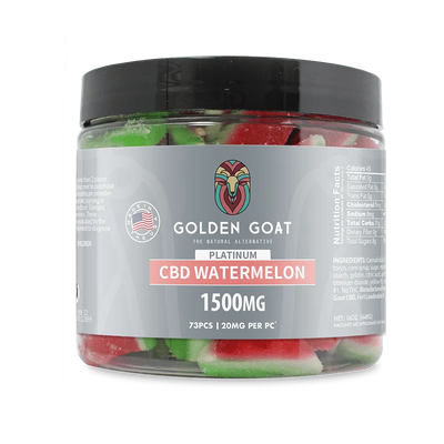 CBD Gummies 1500MG Watermelon Slices - Headshop.com