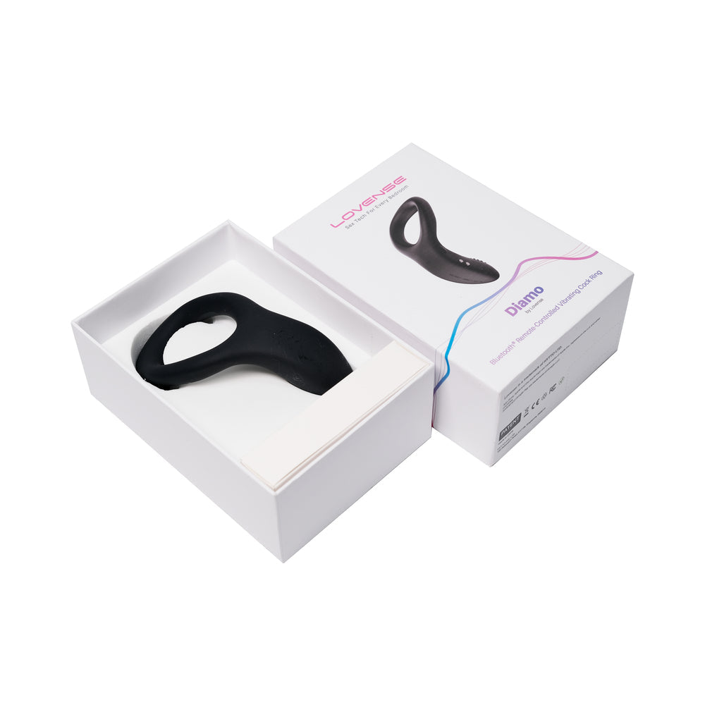 Lovense Diamo Bluetooth Remote-Controlled Vibrating Cockring - Headshop.com