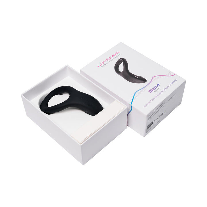 Lovense Diamo Bluetooth Remote-Controlled Vibrating Cockring - Headshop.com
