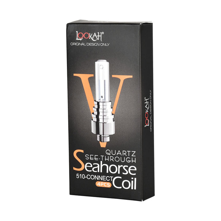 Lookah Seahorse Quartz See-Through Coil - 4 Pack - Headshop.com
