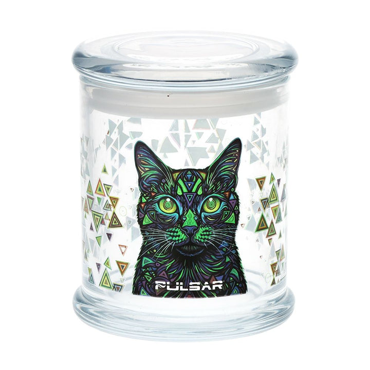 Pulsar Pop Top Glass Jar | Large | 4.5" x 3.9"