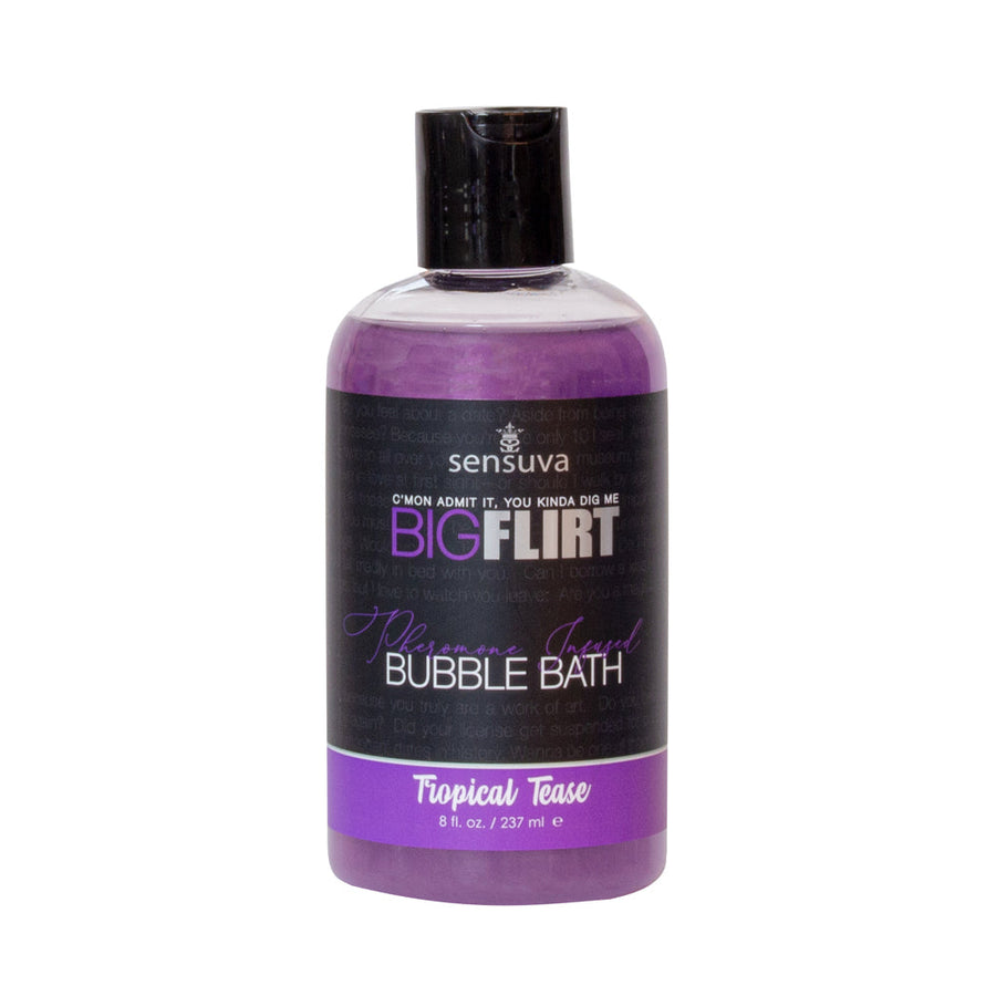 Sensuva Big Flirt Pheromone-Infused Bubble Bath Tropical Tease 8 oz. - Headshop.com