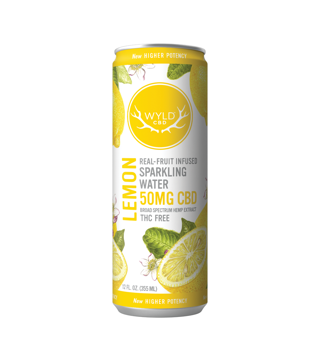 WYLD Real Fruit CBD Infused Sparkling Water 12oz (Multiple Flavors) - Headshop.com