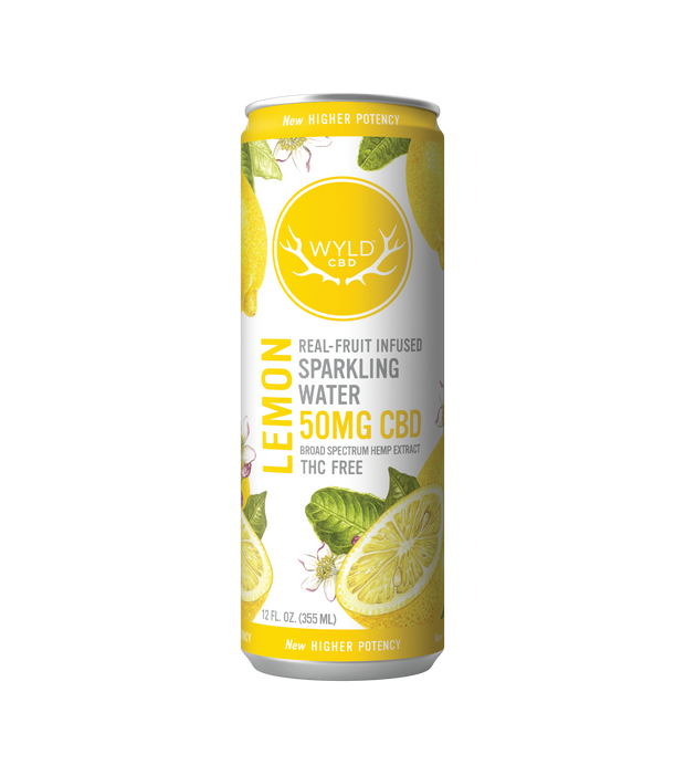 WYLD Real Fruit CBD Infused Sparkling Water 12oz (Multiple Flavors) - Headshop.com
