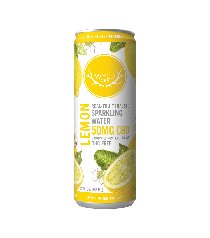 WYLD Real Fruit CBD Infused Sparkling Water 12oz (Multiple Flavors) - Headshop.com