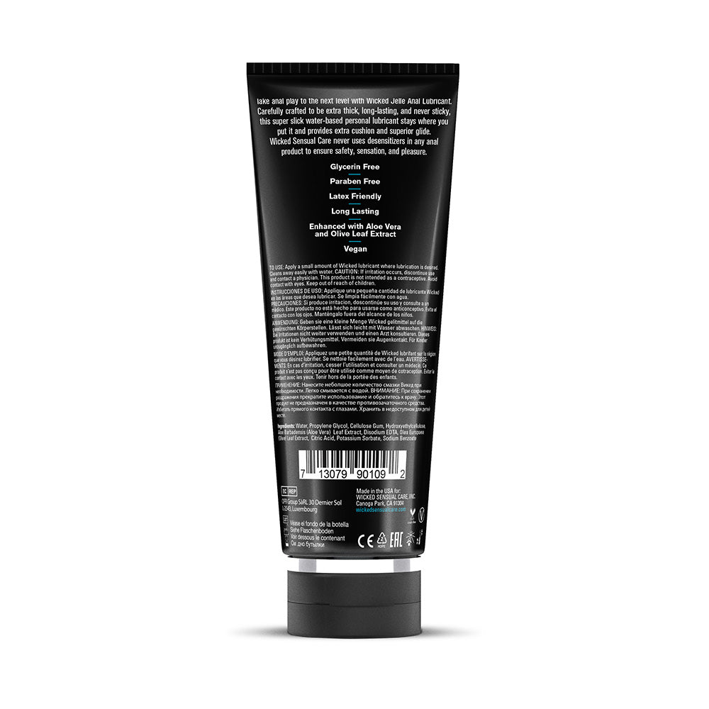 Wicked Jelle Water-Based Anal Lubricant 8 oz. - Headshop.com