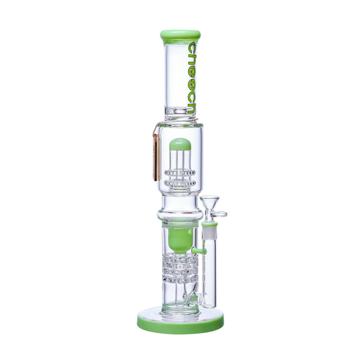 Cheech Glass 16" Shower Head Recycler Water Pipe - Headshop.com
