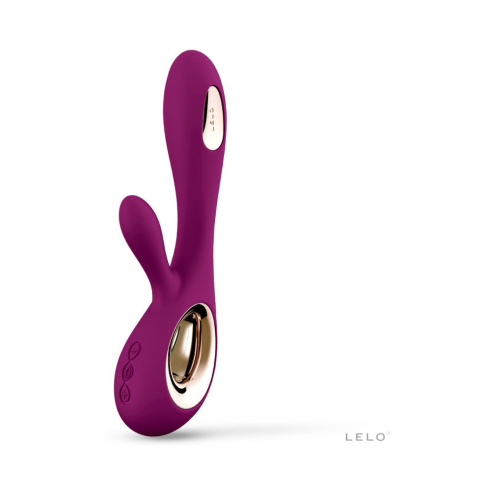 LELO SORAYA WAVE Rechargeable Rabbit Vibrator Deep Rose - Headshop.com