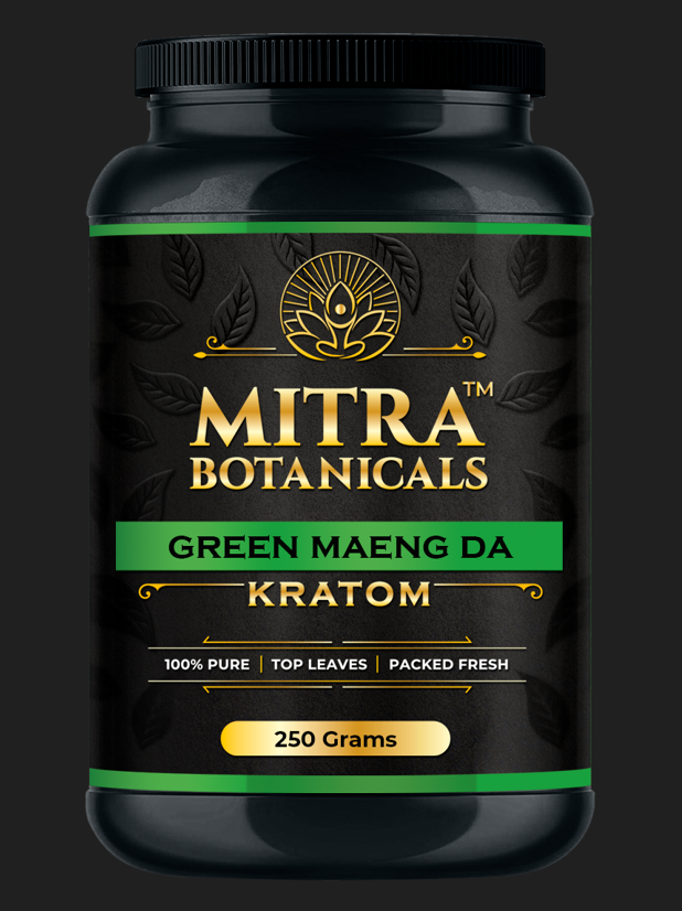 Mitra Botanicals Green Maeng Da – Kratom (250 Grams Powder) - Headshop.com