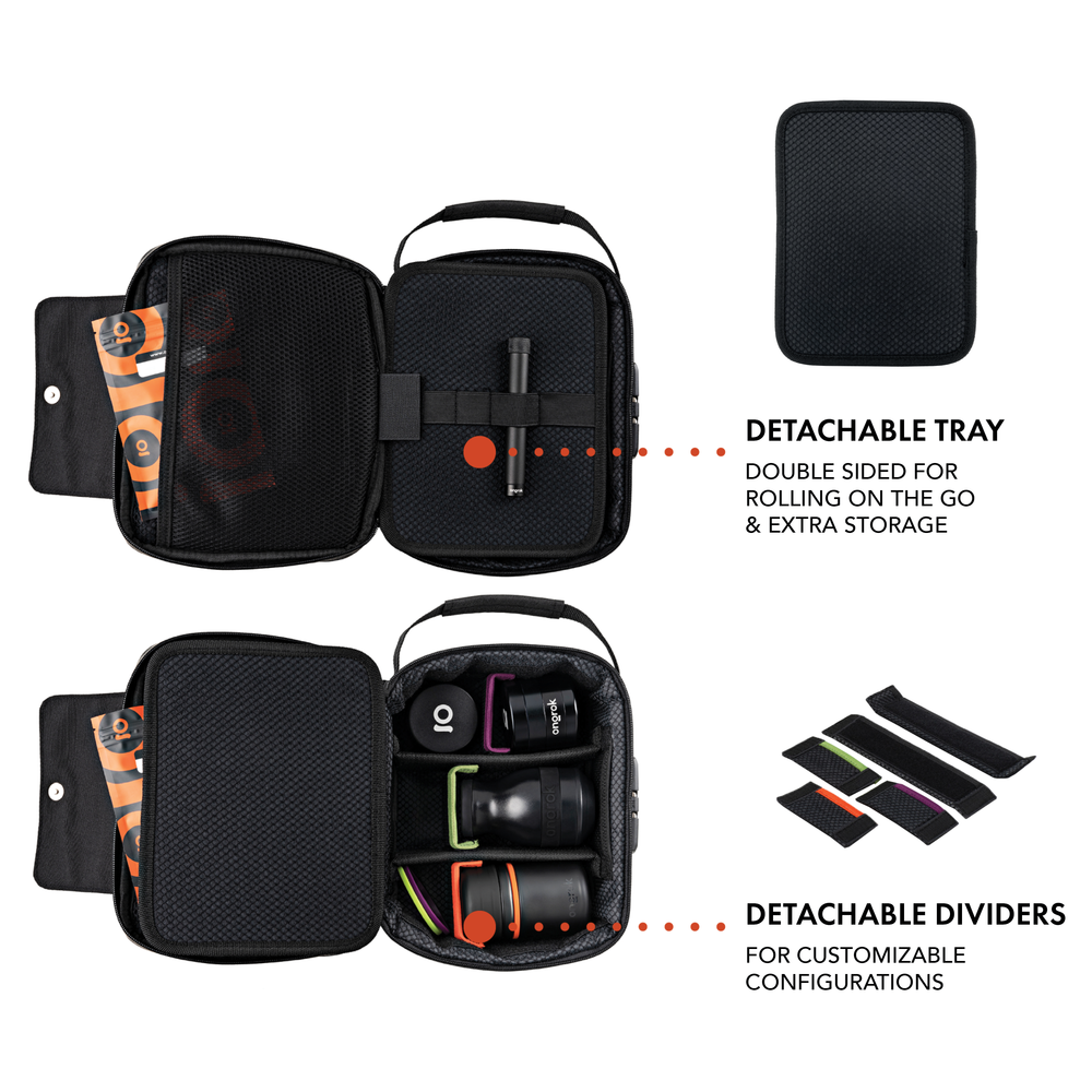 Ongrok Large Carbon-Lined Case with Combo Lock - Headshop.com