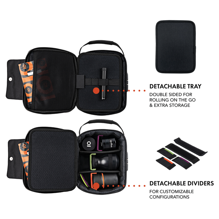 Ongrok Large Carbon-Lined Case with Combo Lock - Headshop.com