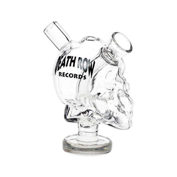 Death Row Records Skull Glass Blunt Bubbler | 2.75"