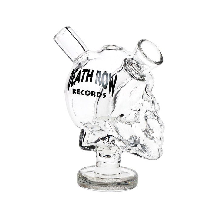 Death Row Records Skull Glass Blunt Bubbler | 2.75"