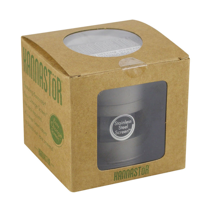 Kannastor Multi Chamber Grinder - 2.5" / Gunmetal - Headshop.com