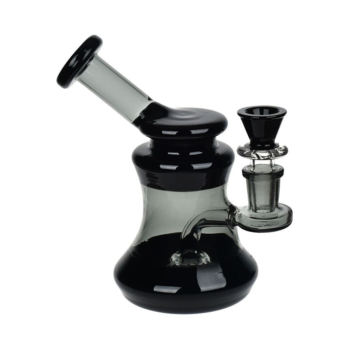 Glass House Flathead Mini Water Pipe - 5.5" / 14mm F / Colors Vary - Headshop.com