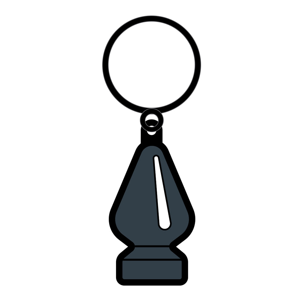 Sex Toy Keychain Gray Butt Plug - Headshop.com