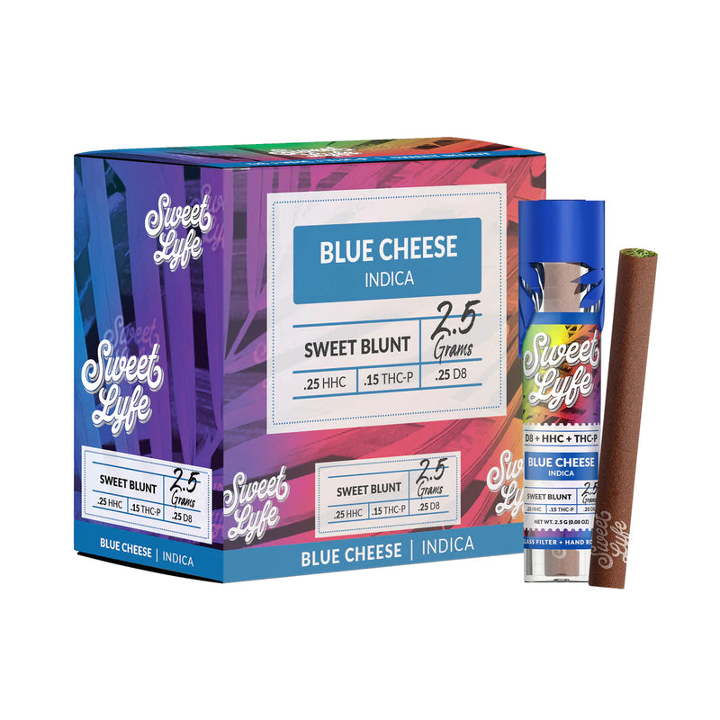 Sweet Blunt D8, HHC, THC-P - Blue Cheese (Indica) - Headshop.com