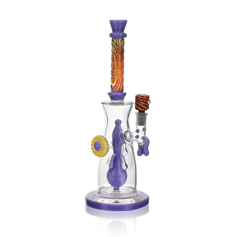High Society | Jupiter Premium Wig Wag Waterpipe (Slime Purple) - Headshop.com