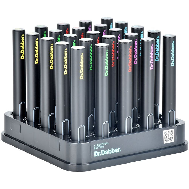25CT Display - Dr. Dabber Universal 510 Battery - 400mAh / Assorted Colors - Headshop.com