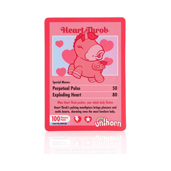 Unihorn Heart Throb Pulsing Vibrator Pink - Headshop.com