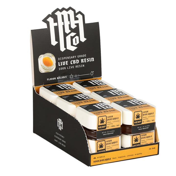 Modern Herb Co Dispensary Grade Live Resin CBD Dabs | 2g | 12ct Display