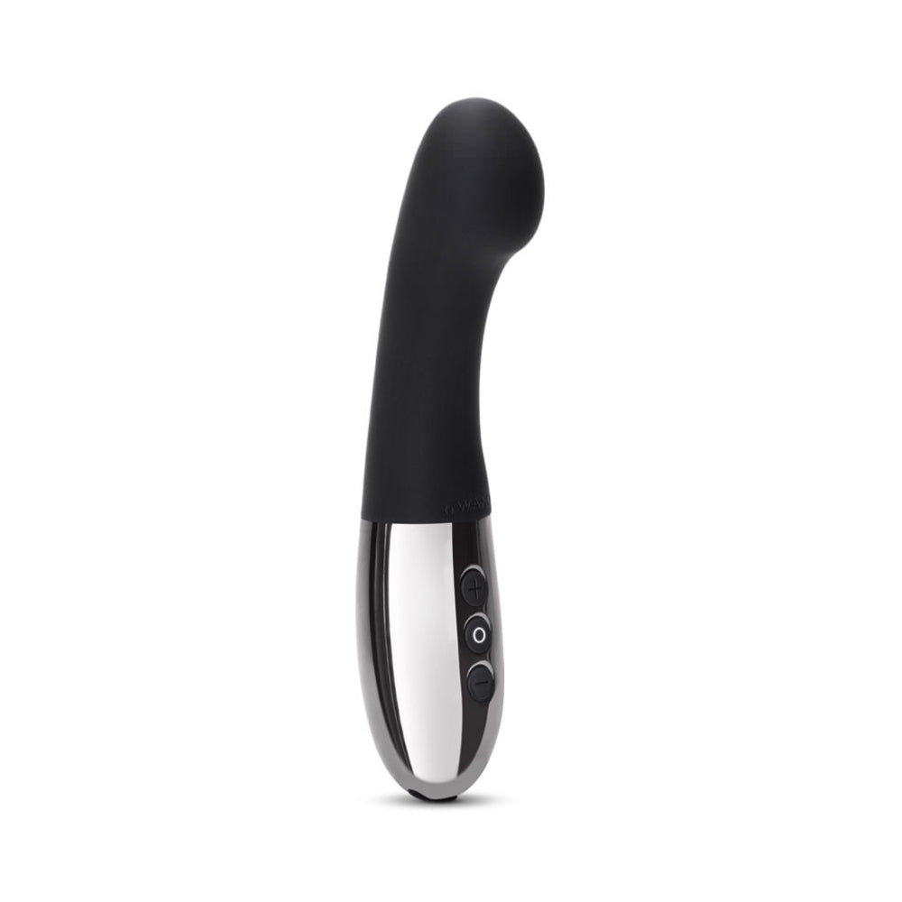 Le Wand Gee Rechargeable Silicone G-Spot Targeting Vibrator Black - Headshop.com