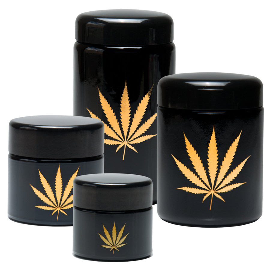 JR980 420 Science UV Protective Screw-Top Jar - Gold Leaf - Headshop.com