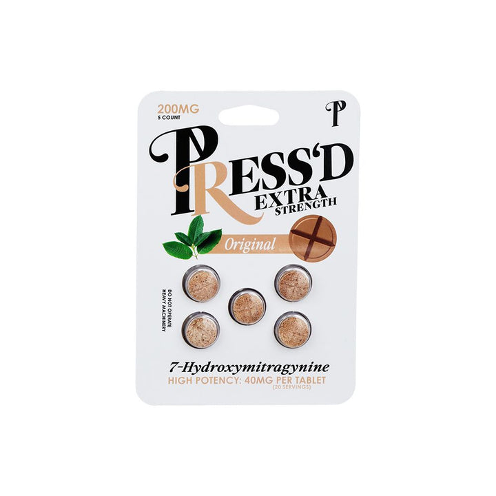 Press'd Extra Strength 7-Hydroxymitragynine Tablets | 200mg - Headshop.com