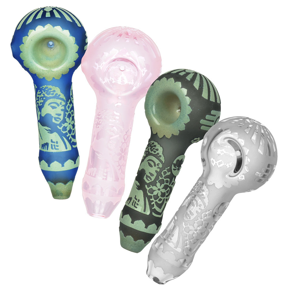 Milkyway Glass Buddha Hand Pipe - 4.5" - Headshop.com