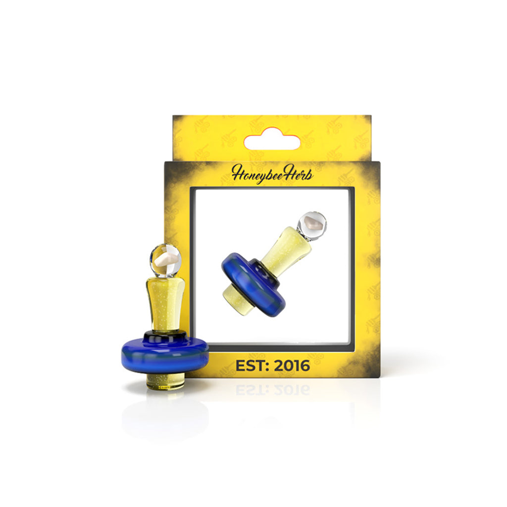 Bell Tapper Cap Honeybee Herb Opal Bell Top Terp Slurpper Cap – Headshop.com