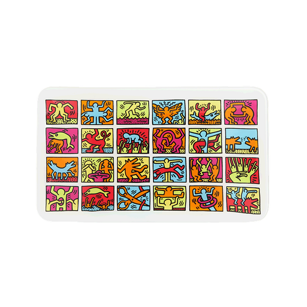 K. Haring Glass Rolling Tray - Headshop.com