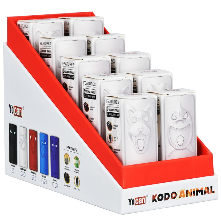 Yocan Kodo Variable Voltage 510 Cart Vape Battery | Animal Series | 900mAh - Headshop.com