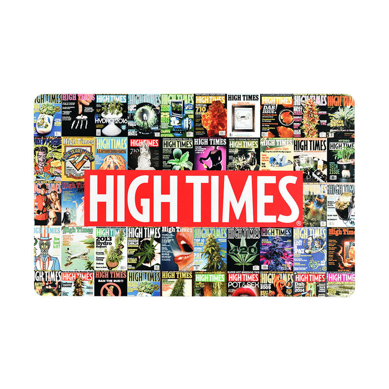 High Times x Pulsar DabPadz Dab Mat- Cover Collage / 16" x 10" - Headshop.com