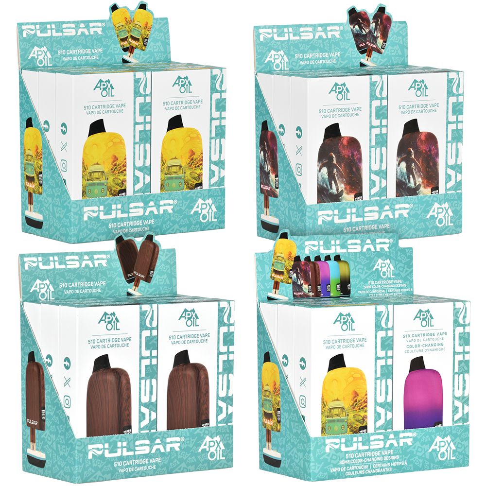 Pulsar APX Oil 510 Vaporizer | Design Series | 1000mAh | 6pc Display - Headshop.com