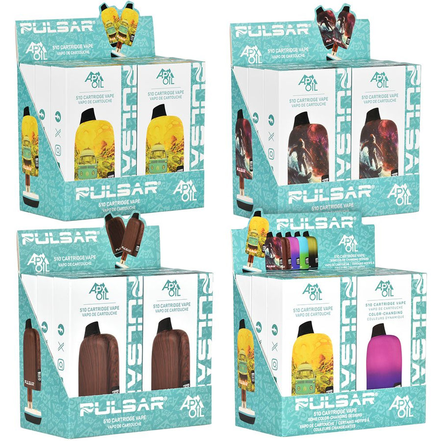 Pulsar APX Oil 510 Vaporizer | Design Series | 1000mAh | 6pc Display - Headshop.com