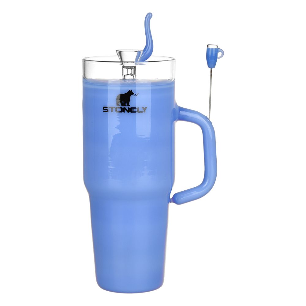 Pulsar Stonely Cup Glass Water Pipe | 8.5" | 14mm F - Headshop.com