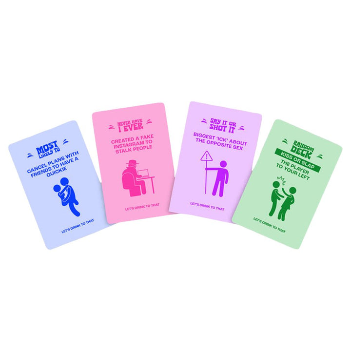 Let's Drink To That The Ultimate Every Occasion Drinking Card Game - Headshop.com
