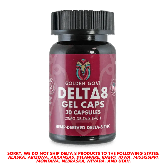 Delta-8 Gel Capsules, 600mg, 30ct - Headshop.com