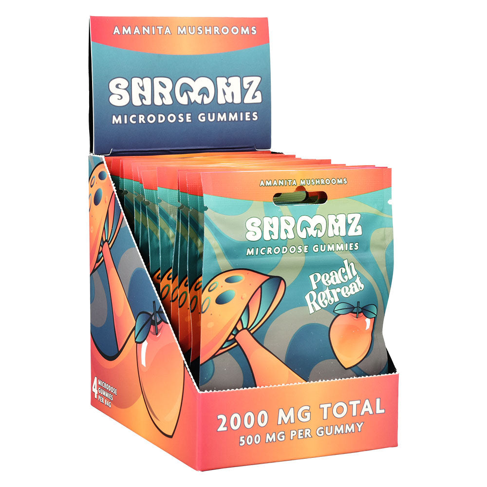 Shroomz Amanita Muscaria Psychedelic Gummy | 2000mg | 4pc | 12pc Display - Headshop.com