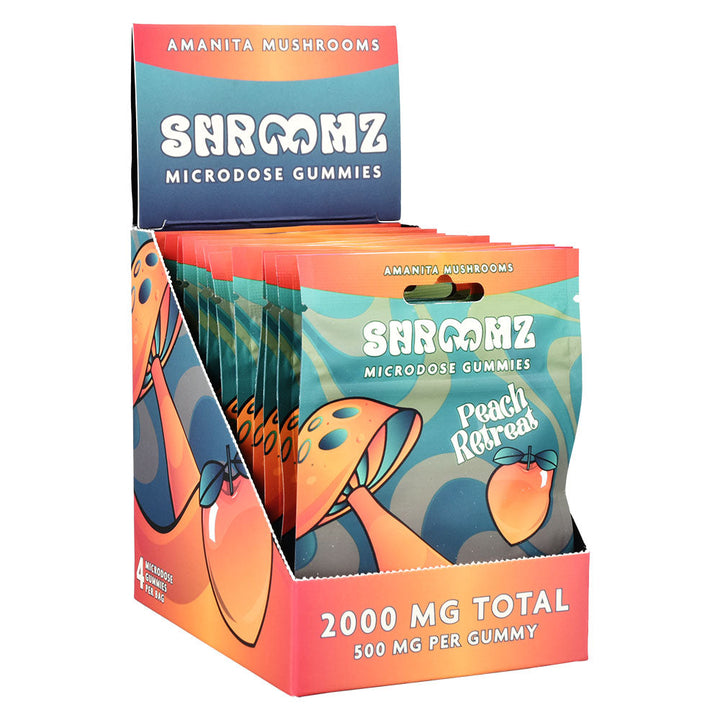 Shroomz Amanita Muscaria Psychedelic Gummy | 2000mg | 4pc | 12pc Display - Headshop.com