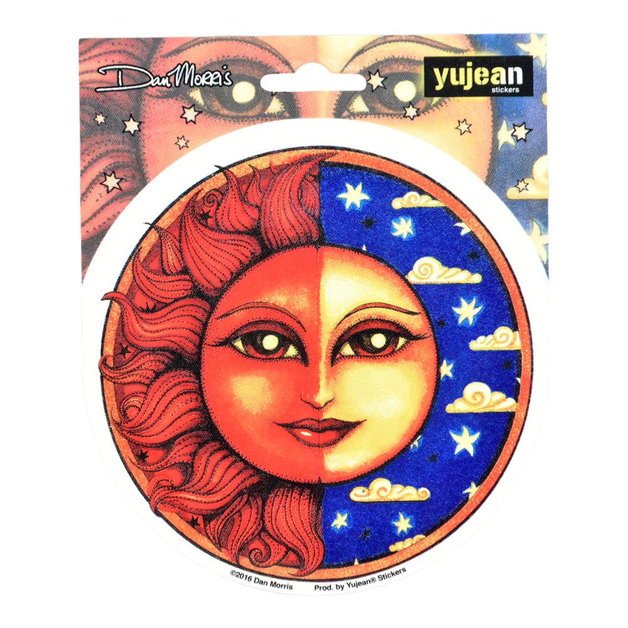 Dan Morris Celestial Twilight Round Sticker - 4.5" - Headshop.com
