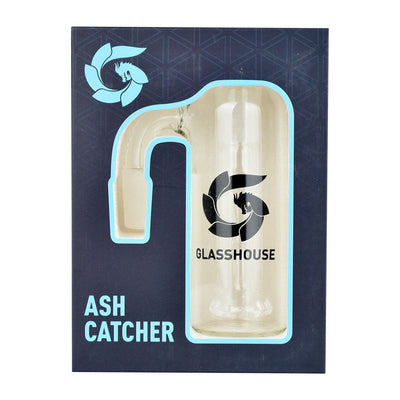 Glass House Showerhead Perc Glass Ash Catcher - 14mm M / 90D / Colors Vary - Headshop.com