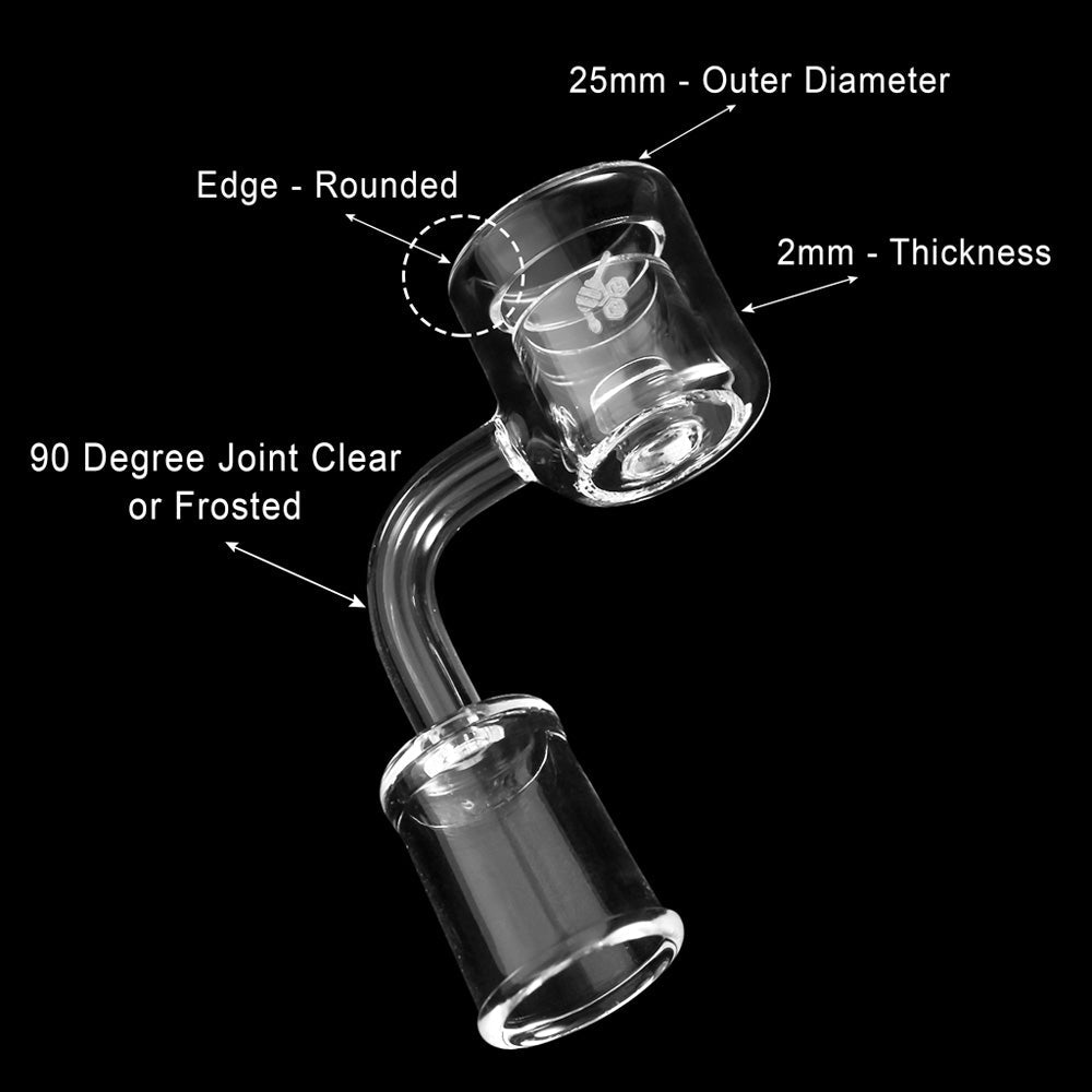 THERMAL CORE REACTOR QUARTZ BANGER - 90° DEGREE | YL - Headshop.com