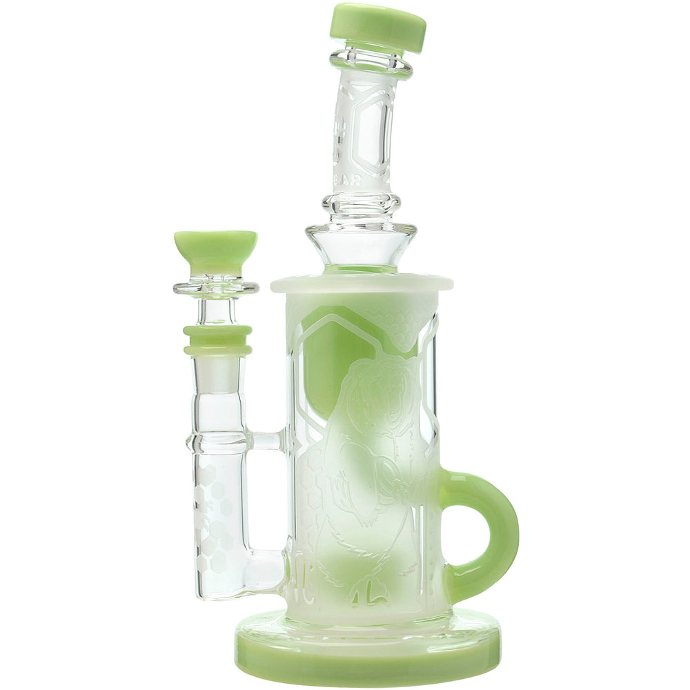Calibear Sandblasted Showerhead Klein Recycler - Headshop.com