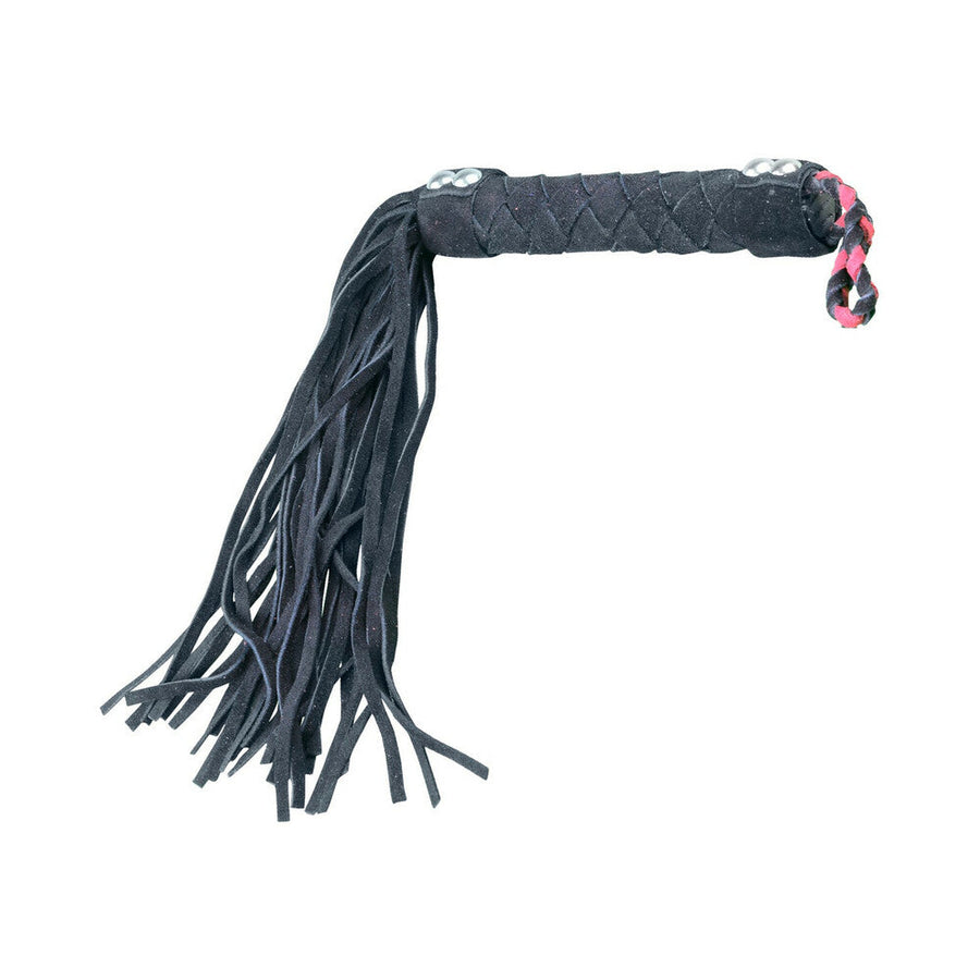 Ple'sur 15.5 in. Leather Flogger Black - Headshop.com